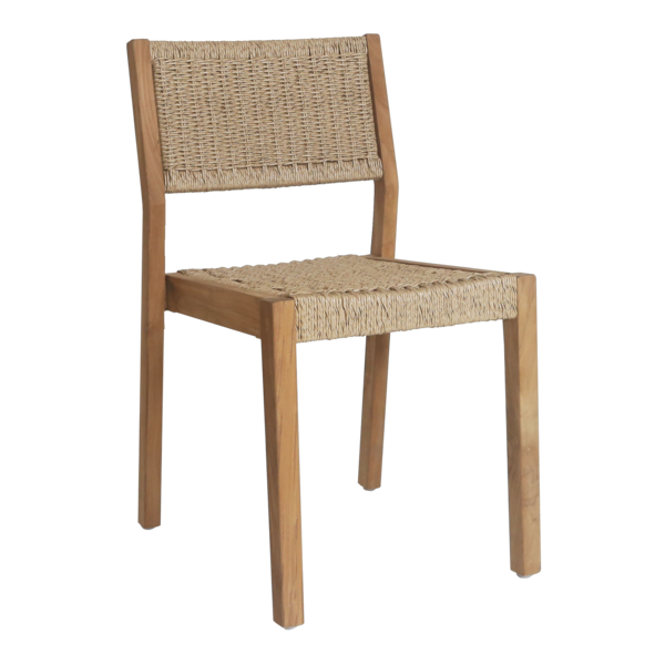 Cadeira para Jardim Madeira Teca Ribeira Marrom 84,5x47x55,5cm Naterial