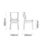 Cadeira De Madeira Tramontina Berlim Em Tauari Amêndoa Sem Br