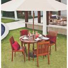 Cadeira De Madeira Tramontina Em Jatobá Com Acabamento Eco Bl