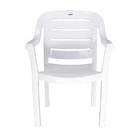 Cadeira para Jardim de Plástico com Braço Miami Branca 86x67,5x63,5cm Tramontina