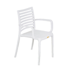 Cadeira de Plástico Sunday 84x59cm Branco Grosfillex