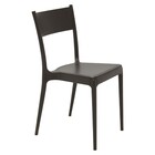 Cadeira para Jardim Plástico sem Braço Diana Marrom 82x41,5x49cm Tramontina