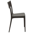 Cadeira para Jardim Plástico sem Braço Diana Marrom 82x41,5x49cm Tramontina