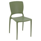 Cadeira para Jardim Plástico sem Braço Safira verde 84,5x43x51cm Tramontina