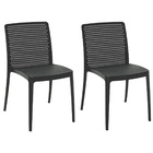 Cadeira De Polipropileno E Fibra Isabelle Summa 2un - Tramont