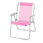 Cadeira De Praia  Beach Premium Rosa