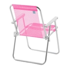 Cadeira De Praia  Beach Premium Rosa