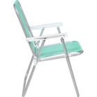 Cadeira De Praia Alta Alumínio Lazy Sannet Verde Mormaii - 02