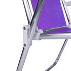 Cadeira De Praia Alta Alumínio Lilás Mor