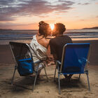 Cadeira De Praia Alta Alumínio Relax Confort Preta - Bel