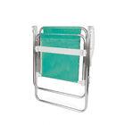 Cadeira De Praia Alta Alumínio Sannet Anis Mor Verde