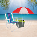 Cadeira De Praia Alta Em Alumínio Verde,azul,rosa,roxo