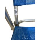 Cadeira De Praia Alta Sanete Encosto Alto Aluminio Ronchetti