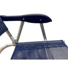 Cadeira De Praia Alta Sanete Encosto Alto Aluminio Ronchetti