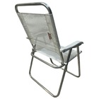 Cadeira De Praia Alta Sanete Encosto Alto Aluminio Ronchetti