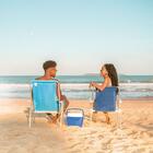 Cadeira De Praia Alta Sannet Em Alumínio Cores Variadas Mor