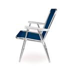 Cadeira De Praia Alta Sannet Em Alumínio Cores Variadas Mor