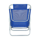 Cadeira de Praia Aluminio 6 posições Azul Bel Fix