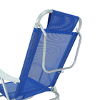 Cadeira de Praia Aluminio 6 posições Azul Bel Fix
