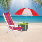 Cadeira De Praia Aluminio 8 Posiçoes Suporta Ate 100kg Mor La