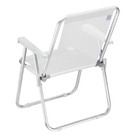 Cadeira De Praia Alumìnio Grand Beach Premium Branco