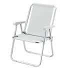 Cadeira De Praia Alumìnio Grand Beach Premium Branco