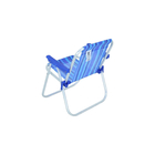 Cadeira de Praia Alumínio Infantil Dobrável Azul 44,5x34cm Bel Bel