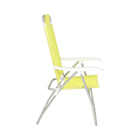 Cadeira de Praia Aluminio Zen Amarelo Bel Lazer