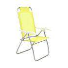Cadeira de Praia Aluminio Zen Amarelo Bel Lazer