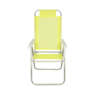 Cadeira de Praia Aluminio Zen Amarelo Bel Lazer