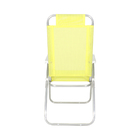 Cadeira de Praia Aluminio Zen Amarelo Bel Lazer