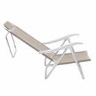 Cadeira de Praia Sunny 6 Posições Taupe Bel
