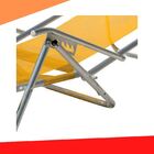 Cadeira De Praia Botafogo Extra Grande Varanda Amarela