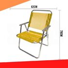 Cadeira De Praia Botafogo Extra Grande Varanda Amarela
