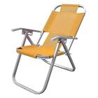 Cadeira De Praia Botafogo Gran Ipanema Extra Alta Reclinável