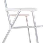 Cadeira De Praia E Piscina Alta Alumínio Tie Dye