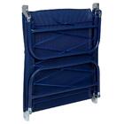 Cadeira De Praia Espreguiçadeira Textilene Azul Mor