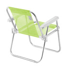 Cadeira De Praia Infantil Beach Kid´s Alumínio Verde Limão