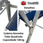 Cadeira De Praia Noronha Oversize 140kg Sanete Ronchetti - Az