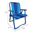 Cadeira De Praia Peruíbe Azul