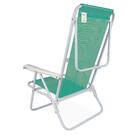 Cadeira De Praia Reclinável Aço 8 Posições Anis Mor