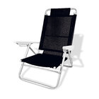 Cadeira De Praia Reclinável Suprema - Preto