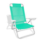 Cadeira De Praia Reclinável Suprema - Verde Água