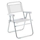 Cadeira De Praia Sun Aluminio Branco