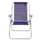 Cadeira De Praia Tramontina Creta Master Em Alumínio Com Asse