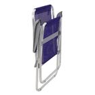 Cadeira De Praia Tramontina Creta Master Em Alumínio Com Asse