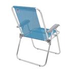 Cadeira De Praia Tramontina Creta Master Em Alumínio Com Asse