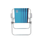 Cadeira De Praia Tramontina Samoa Alta Em Alumínio Com Assent