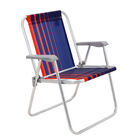 Cadeira De Praia Tramontina Samoa Alta Em Alumínio Com Assent