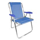 Cadeira De Praia Zaka Max Alumínio Até 140kg